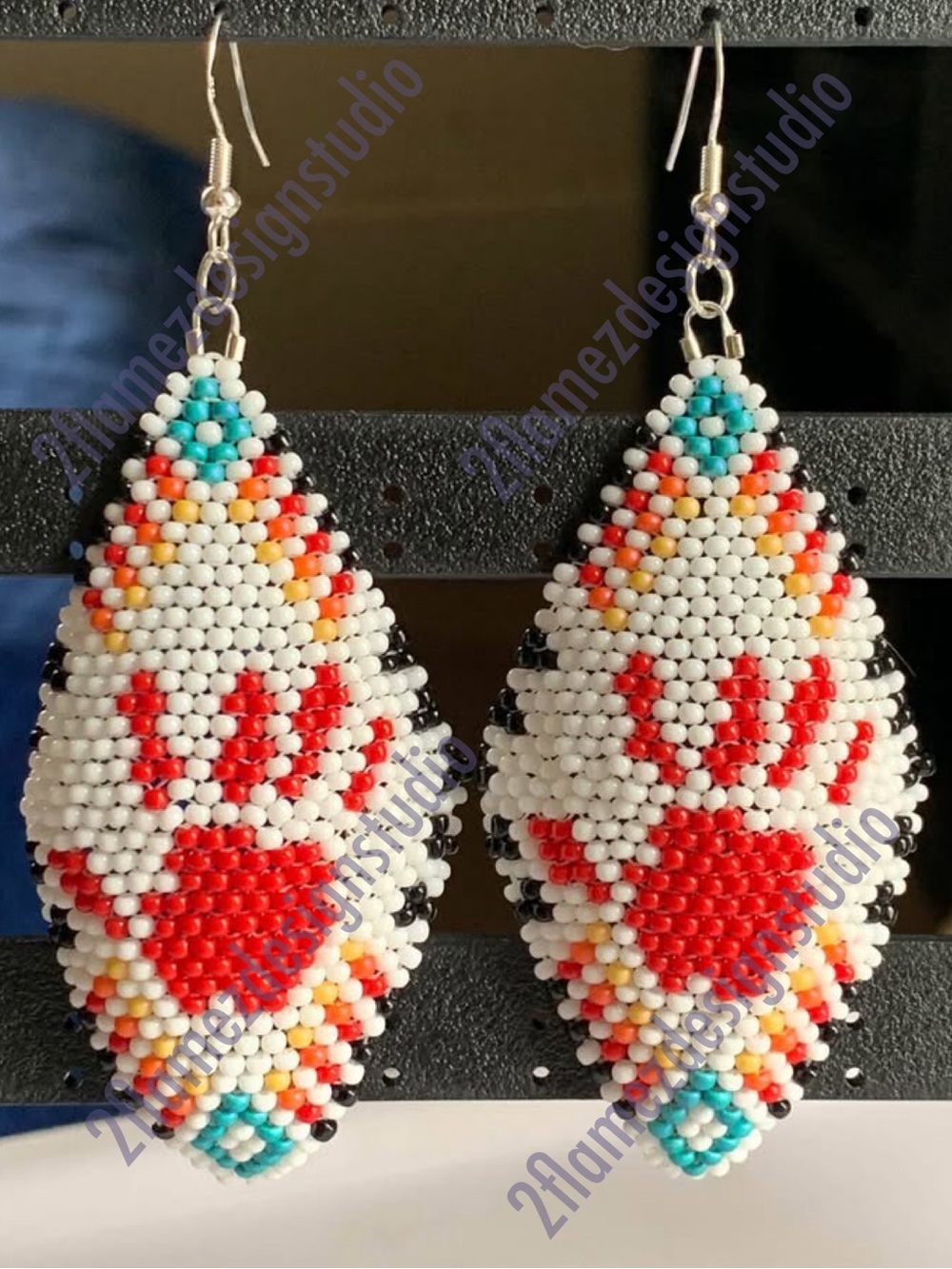 Handmade MMIW Seed Bead Earrings - 2 colors